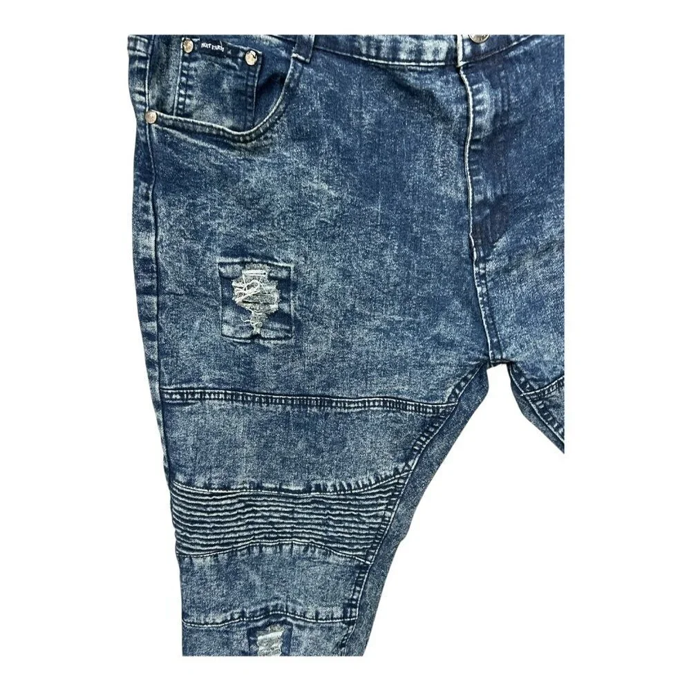 Phat Farm Men's Skinny Fit Distressed Jeans | Size 40WX30L |‎ Y2K Hiphop